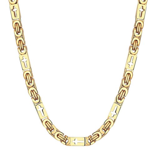 Collana uomo oro 750 placcato - collana,