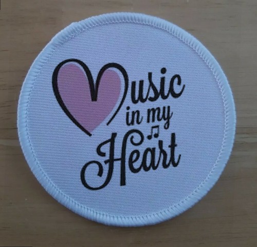 Love music patch badge - love,