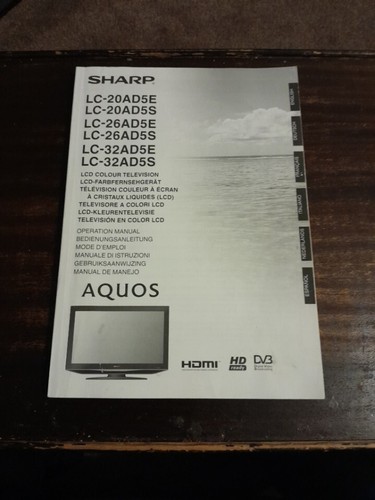 Sharp manuale funzionamento - manuale,
