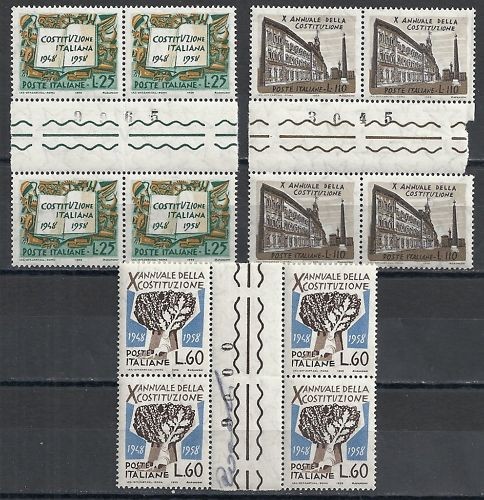 Italia 1958 1007 1009 - 1958, mi