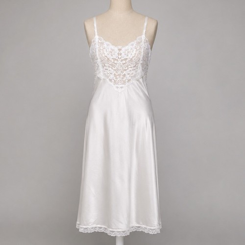 Abito slip babydoll raso - , pizzo