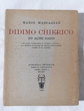 Didimo Chierico e Altri Saggi