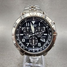 Orologio Citizen Eco-Drive Cronografo Uomo 43mm Quadrante Blu Titanio Data Tondo Funzionante