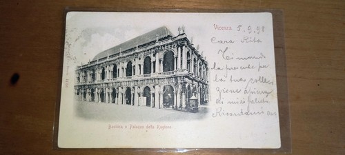 Cartolina vicenza basilica - vicenza,