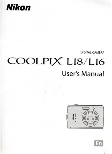 Nikon coolpix l18 - coolpix, l18/l16