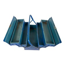 Cassetta Porta Attrezzi Utensili Vuota in Metallo Portattrezzi - Usata