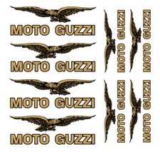 FE kit MOTO GUZZI decalcomania sticker set ORO ARGENTO BIANCO /921