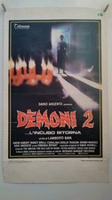 LOCANDINA DEMONI 2 L'INCUBO RITORNA BAVA DARIO ASIA ARGENTO HORROR BAVA BOSWELL