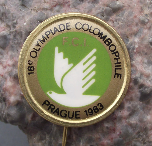 Distintivo spilla fci - distintivo, praga