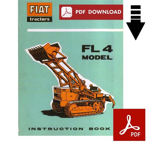 Fiat fl4 crawler operator - fiat, operator's