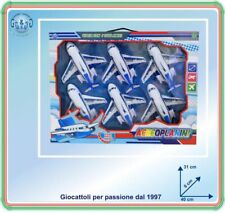 x Aeroplanini Box 6 Aerei Giocattolo Gioco Bambini sar