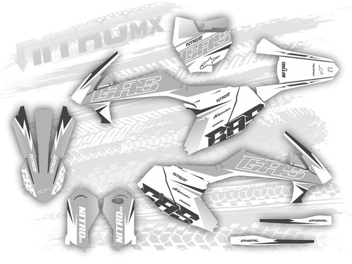 Kit grafico compatibile gasgas - kit,