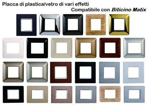 Placche plastica vetro - placche, plastica/vetro