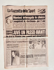GAZZETTA DELLO SPORT 6 MARZO 1980 CALCIO SCOMMESSE MONTESI - RIJEKA-JUVENTUS 0-0