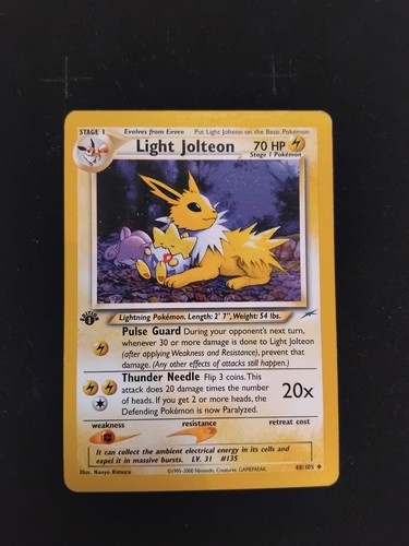 Clean pokemon light jolteon - lp,
