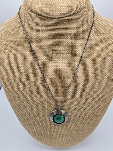 Ciondolo disco malachite