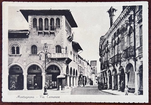 Cartolina epoca montagnana - cartolina, d'