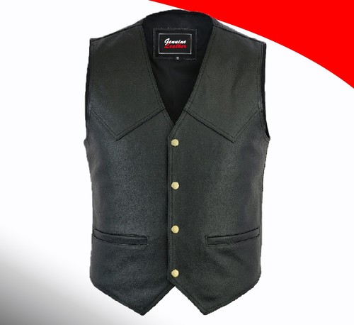 Gilet moto uomo pelle - uomo, nero