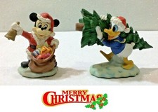DISNEY NATALE CHRISTMAS PERSONAGGI RESINA DA COLLEZIONE RESIN FIGURES 6 / 6,5 CM