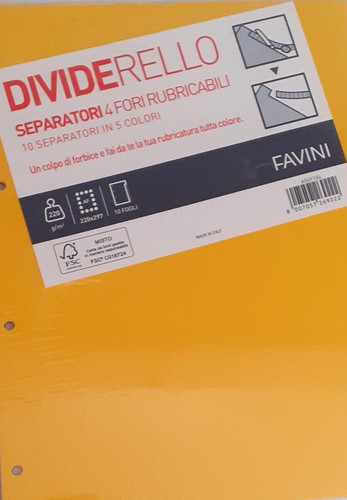 Dividerello cartoncini - dividerello,