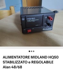 Alimentatore stabilizzato e regolabile per Midland Alan 68 / 48 e cb portatile