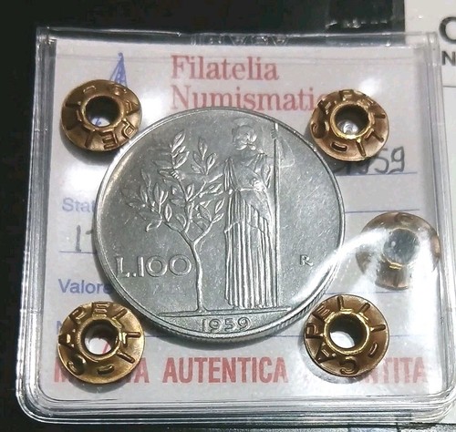 100 lire 1959 - qfdc, /fdcottimi