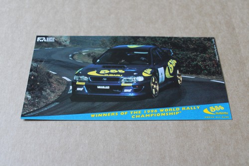 Card subaru impreza wrc - card,