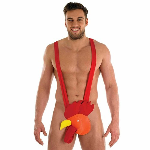 Costume uomo gallo mankini