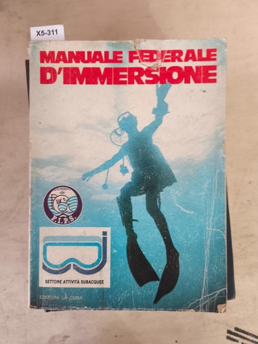 Manuale federale immersione - manuale, d'immersione