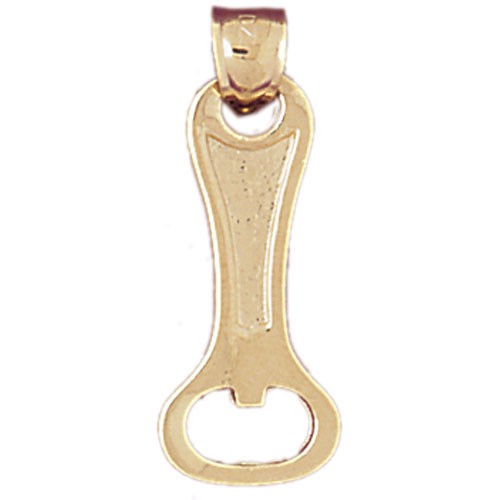 Charm apribottiglie oro - apribottiglie, 3d