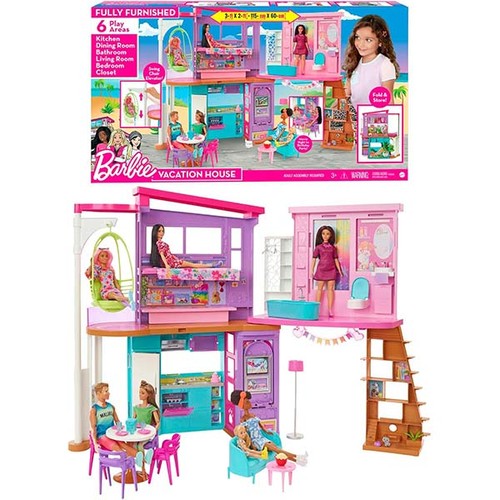 Barbie casa malibu - barbie,