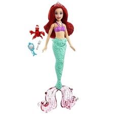 BOX ROTTO ARIEL Sirenetta Bambola 28cm Principesse Disney Sebastian MATTEL HLW35