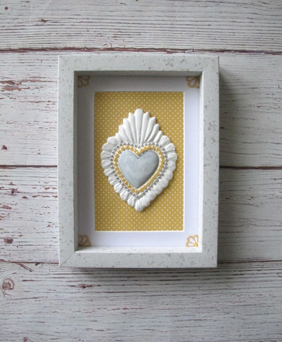 Cuore sacro cornice - , ex-voto