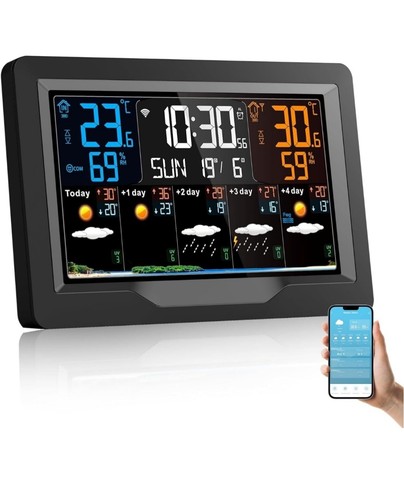 Stazione meteo con sensore - stazione,