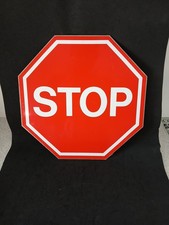 STOP UK Road Sign 300 X 300mm
