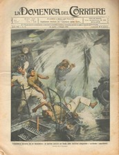 1910 * Rivista Storica Originale "La Domenica Del Corriere (N°17) - Torpediniera