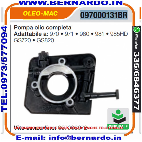 097000131 pompa olio motosega - pompa,