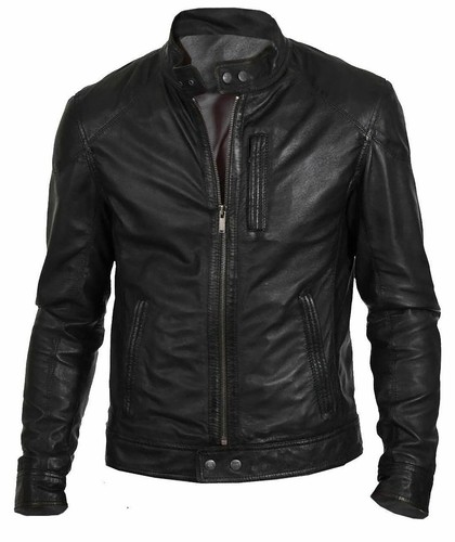 Giacca pelle cafe racer - di,
