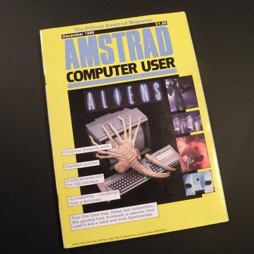Amstrad computer user magazine - computer,