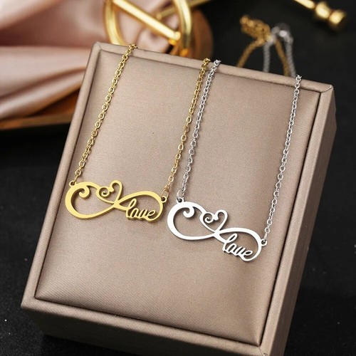 Collana love cuore - collana, acciaio