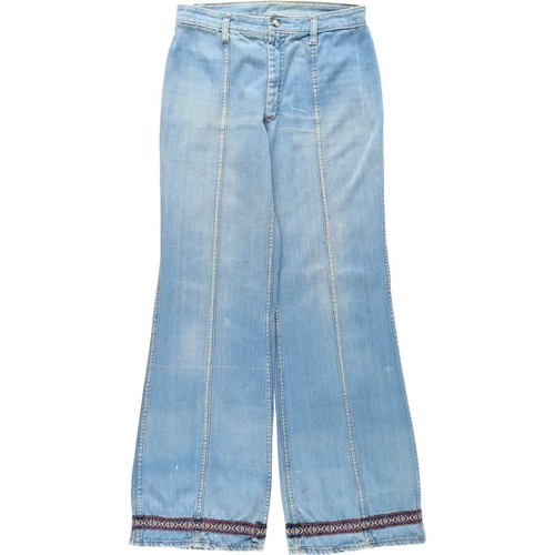 Pantaloni denim usati - anni, 70