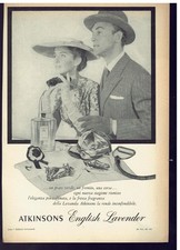 PROFUMI - ATKINSONS - Pubblicità vintage 1956 da riviste- OLD ADVERTISING