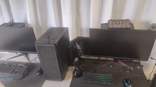 Gaming Desktop PC + 27"