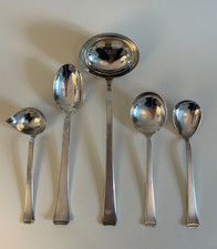 f 10-25 WMF 2500 Bauhaus 5 pezzi cucchiaio per verdure/contorni mestolo cucchiaio per salsa