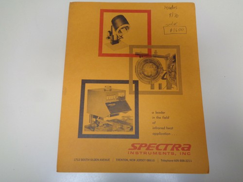 Spectra instruments catalog - instruments,
