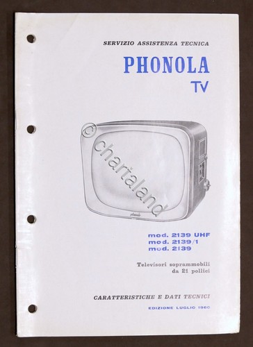Radiotecnica phonola - tv,