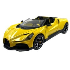 Modellino Auto Burago 1/18 Bugatti W16 Mistral 2023 Yellow