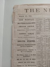 7 novembre 1860 - Lincoln