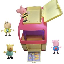 Nuovissimo | Set Camper Van Peppa Pig + Raro Ape Peppa Fata, Capra, Pony, George