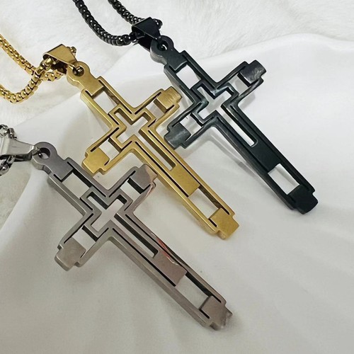 Collana catena acciaio - , inox